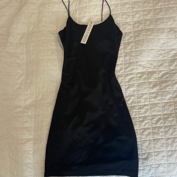 alice and olivia black mini dress Alice + Olivia Tayla Mini Dress, Size 6 main image 0